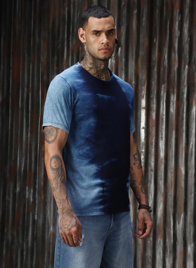 هاي ستار تيشيرت رجالي كحلي بقصة عادية - كلاسيكي ومريح - Image 2