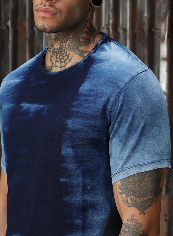 هاي ستار تيشيرت رجالي كحلي بقصة عادية - كلاسيكي ومريح - Image 5