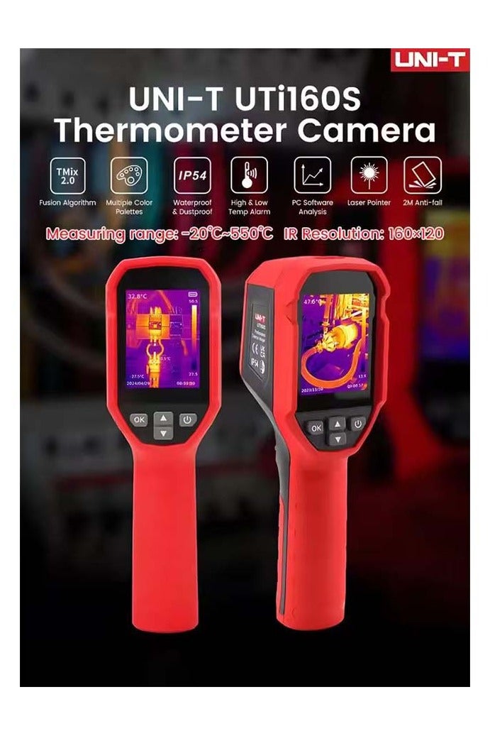 UniT UNI-T UTI160S 160×120Portable Infrared thermal imager for PCB Components Overheating Detection Thermal inspection - Image 3