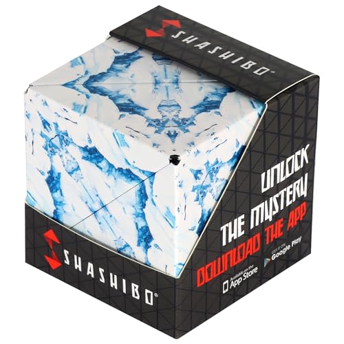Shashibo Shape Shifting Box AwardWinning STEM Fidget Toy with Ultra Strong Magnets Puzzle Cube Transforms Into 100 Shapes Perfect Sensory Gift for Kids Teens and Adults Artic - Image 1