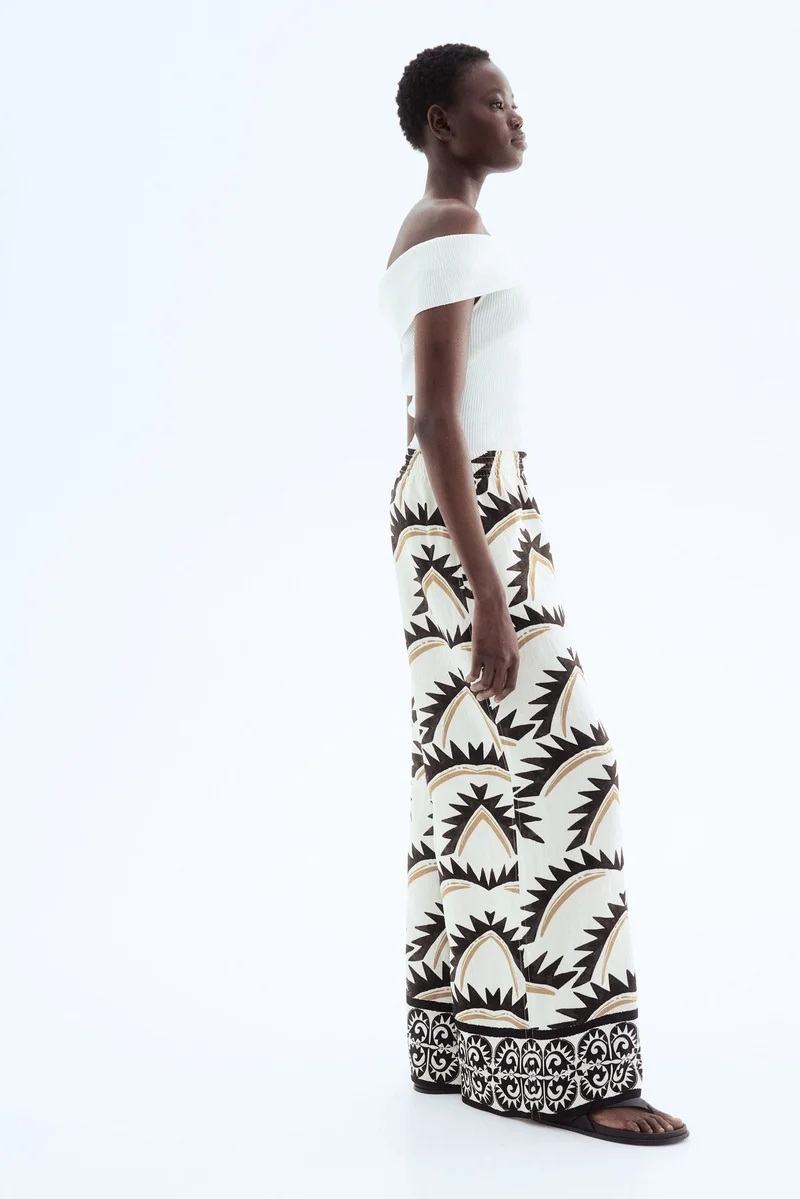 H&M Wide pull-on trousers