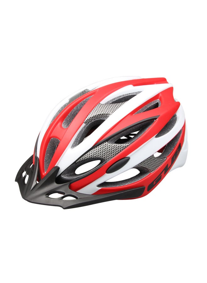 Matte Red White Gub Dd Mountain Bike Road Bike Bike Cycling Helmet Light Large Head One-piece Men's Plus Size