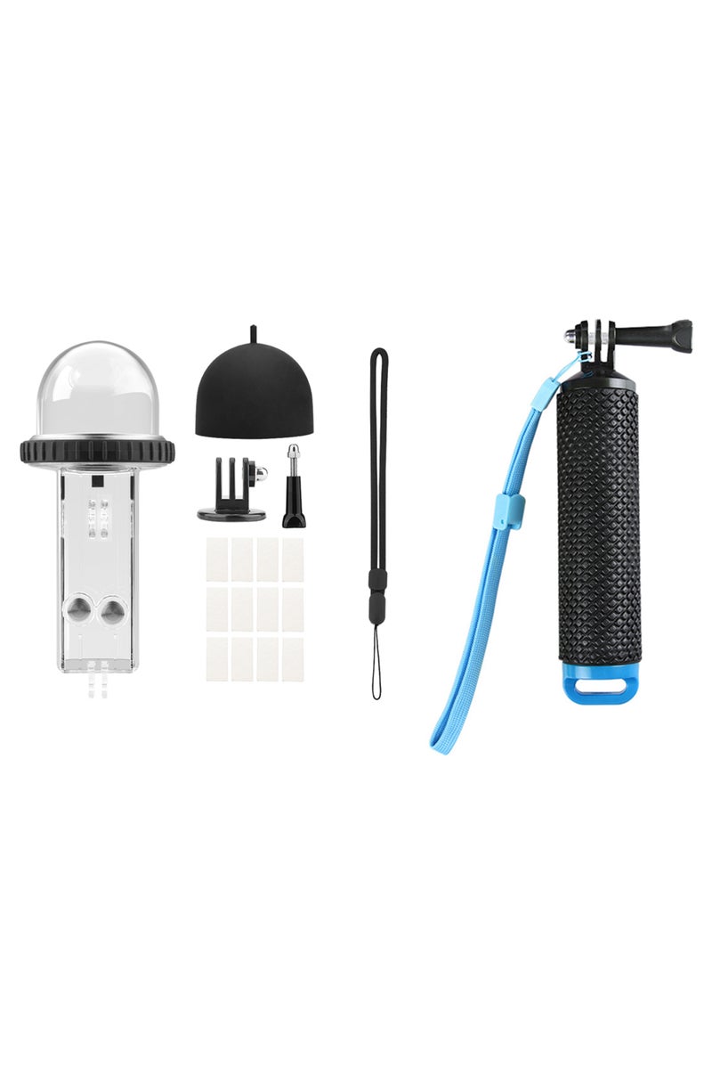 مجموعة 2 في 1، غطاء مقاوم للماء من نوع BRDRC حتى عمق 40 مترًا لكاميرا DJI Osmo Pocket 3، غطاء واقٍ للغوص تحت الماء