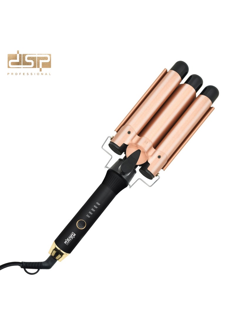 Straight Curl Dual-purpose Multi-function Curling Iron Long-lasting Styling without Damaging Hair Straightening Iron Clip Iron European Standard - Image 1