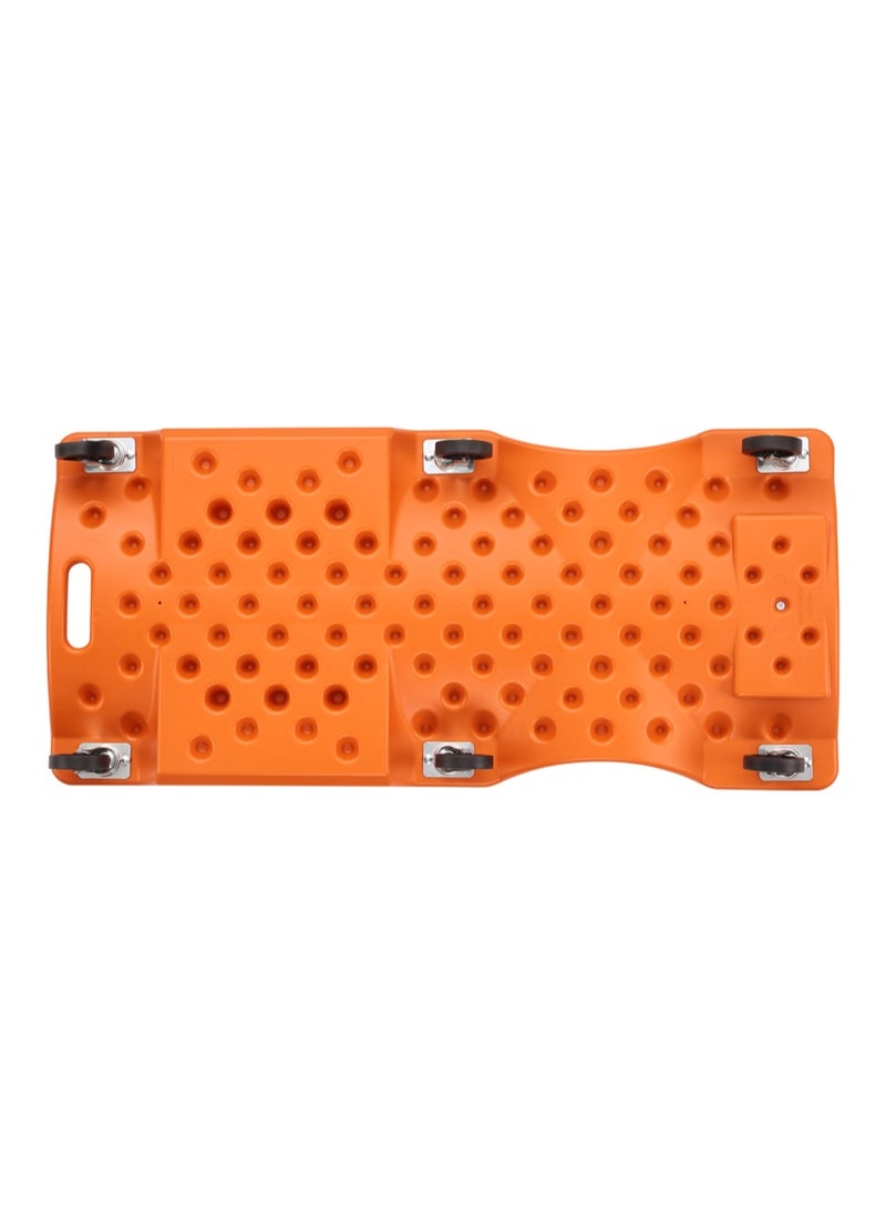 LAWAZIM Pro7 Plastic Car Creeper - 40inch - Low Profile Automotive Creeper with Padded Headrest, Shoulder Recess, Dual-Side Tool Trays, and 6 Caster Wheels - Ideal for Automotive Repair & Workshop Use - Image 3