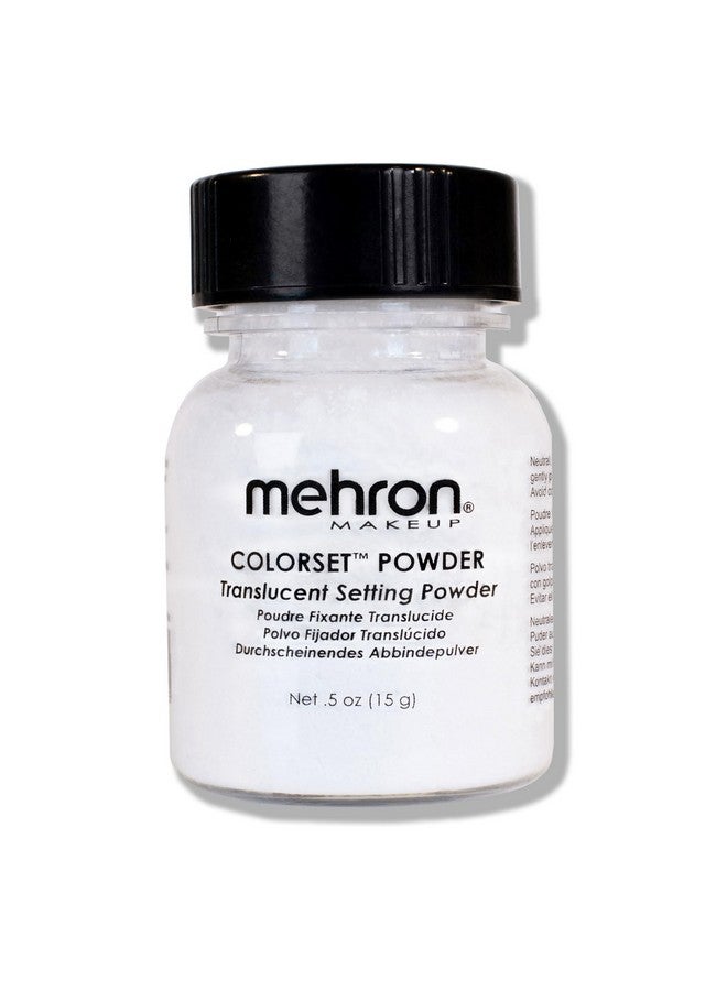 mehron Mehron Makeup Colorset Powder | Translucent Powder Setting Powder | Face Powder For Special Effects, Halloween, & Film 0.5 oz (14 g)  - Image 1