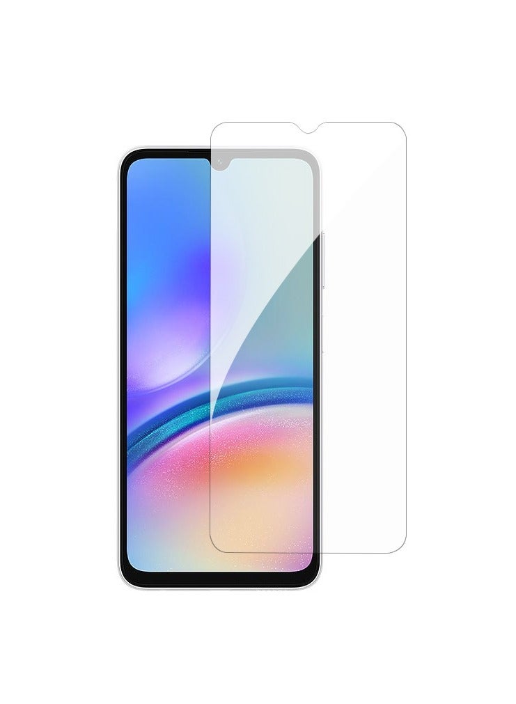 2 in 1 Samsung Galaxy A06 4G Phone Case Cover & Screen Protector - Shockproof Clear Slim TPU Protective Phone Cover & Full Coverage Delicate Touch Tempered Glass Screen Protector for Samsung Galaxy A06 4G Clear