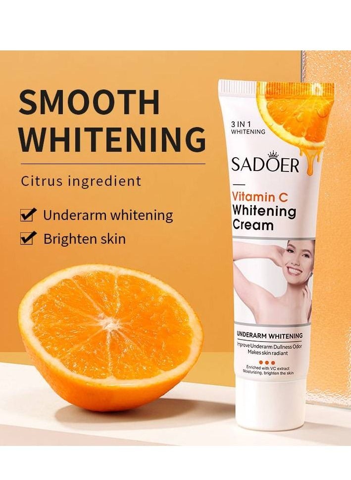 SADOER - SADOER Vitamin C whitening and moisturizing cream for skin and sensitive areas - Image 1
