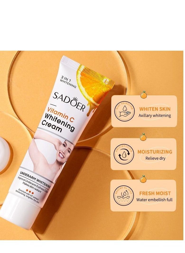 SADOER - SADOER Vitamin C whitening and moisturizing cream for skin and sensitive areas - Image 1