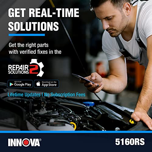 INNOVA 5160RS, OBD2 Bidirectional Scan Tool, OE-Level All System Diagnostics, Reset Oil Light/Battery/EPB/SAS/DPF, Mechanic Recommended Fixes & Parts, TSBs, 1yr Warranty, Free Updates - Image 4
