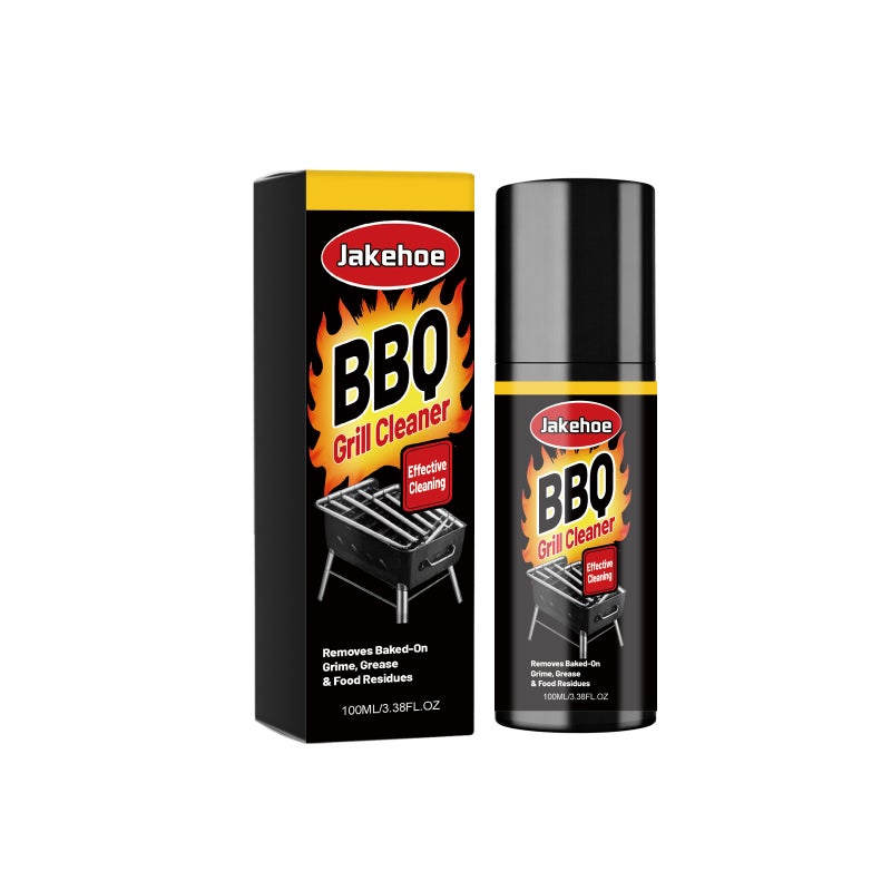 Jakehoe Barbecue Grill Cleaner Outdoor Picnic Barbecue Grill Stain Remover And Oil Stain Renewing And Brightening Cleaning Agent - Image 1