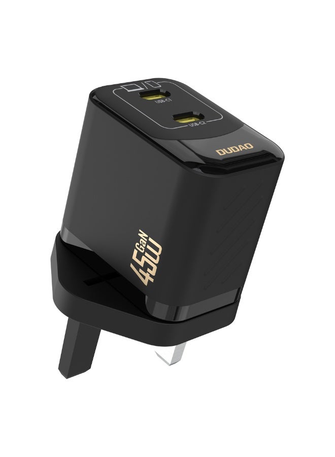 DUDAO A28PUK-B PD45W USB-C+C CHARGER ONLY - Image 1