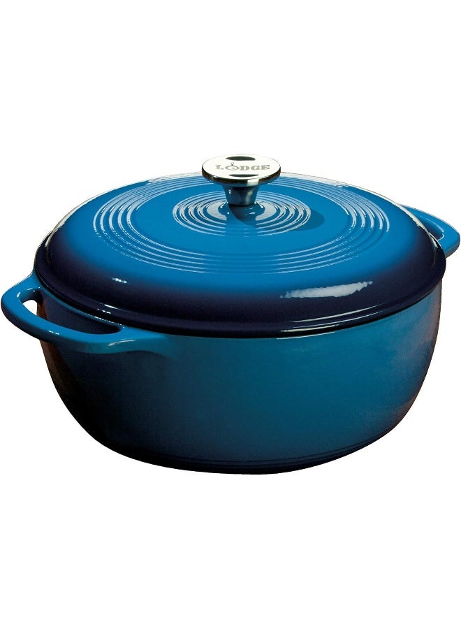 LODGE Enameled Dutch Oven 6 Qt Ec6D33  - Image 1