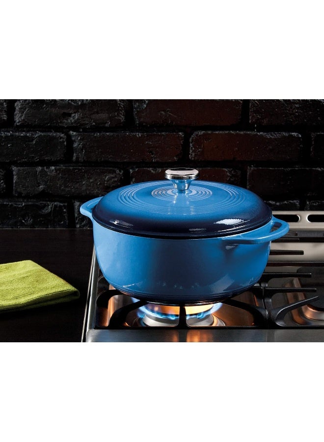 LODGE Enameled Dutch Oven 6 Qt Ec6D33  - Image 4