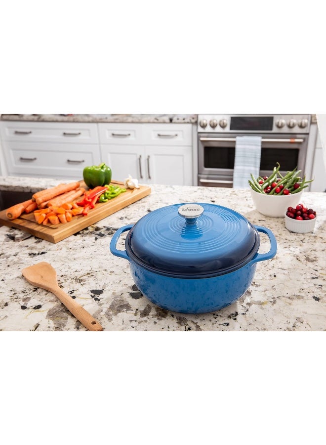 LODGE Enameled Dutch Oven 6 Qt Ec6D33  - Image 3