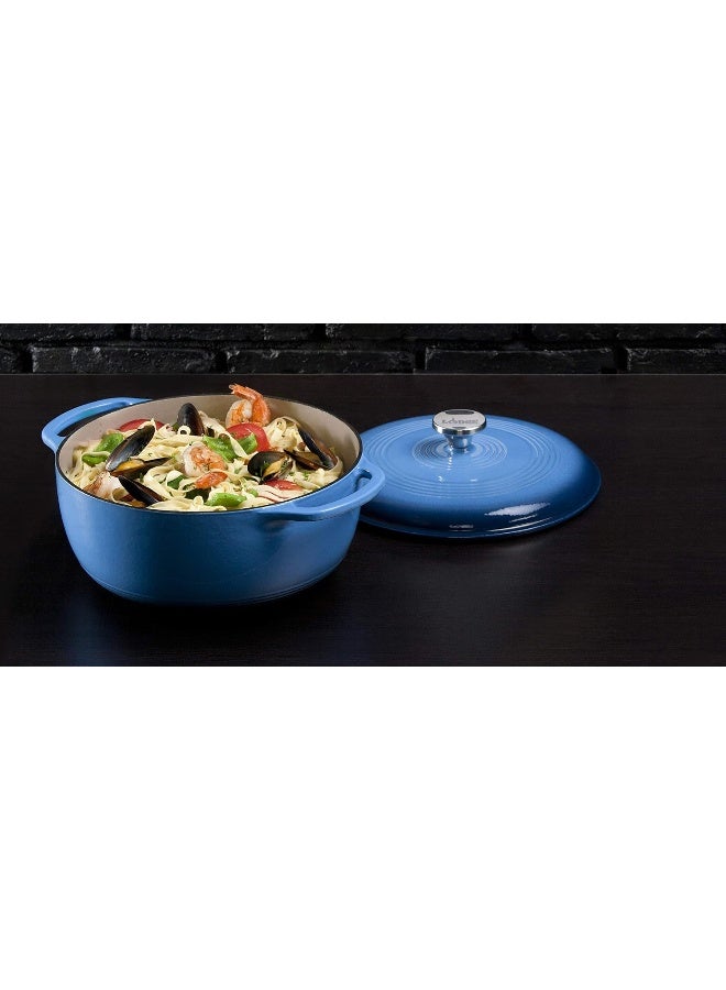 LODGE Enameled Dutch Oven 6 Qt Ec6D33  - Image 5