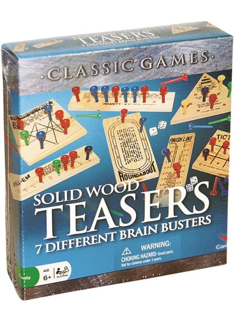 Cardinal Solid Wood Brain Teasers 7 Different Brain Busters