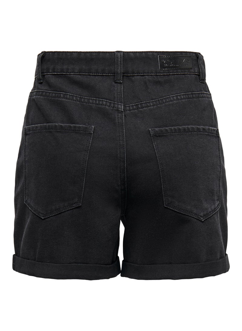 ONLY ONLVEGA HW MOM DNM SHORTS NOOS - Image 4