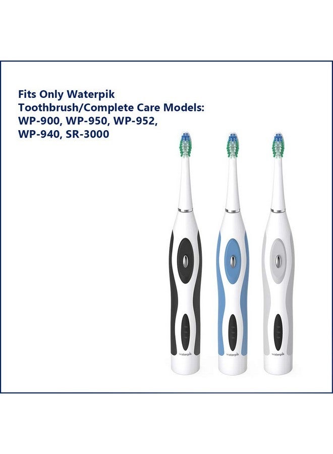 Waterpik Standard Brush Heads, Replacement Tooth Brush Heads For Former Sensonic/Complete Care Models, SRRB-3W, 3 Count - Image 4