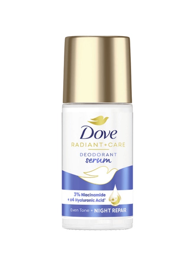 Dove Radiant + Care Deodorant Serum Roll-on Even Tone Night Repair 45 ML - Image 2