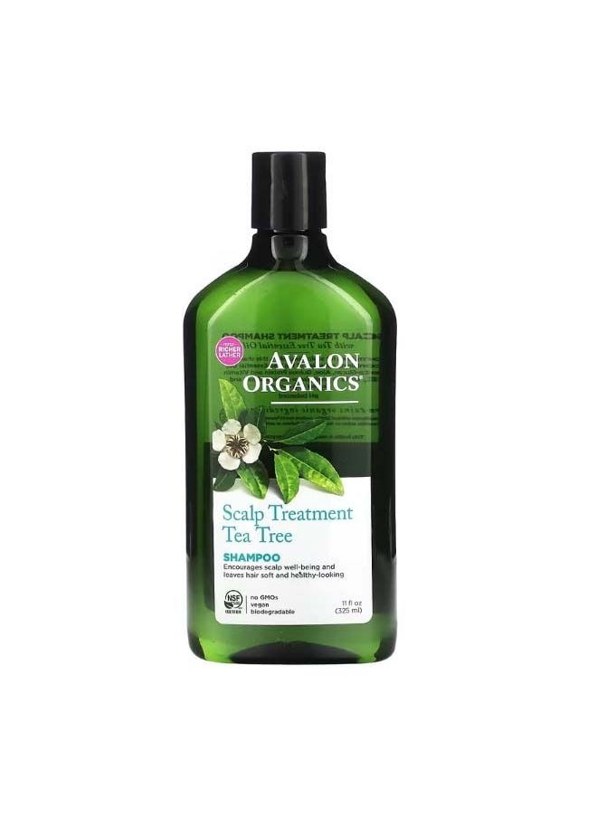 Avalon Organics Shampoo Scalp Treatment Tea Tree 11 fl oz 325 ml  - Image 2