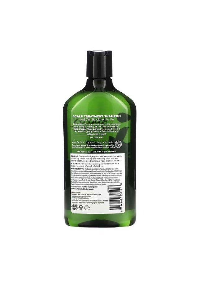 Avalon Organics Shampoo Scalp Treatment Tea Tree 11 fl oz 325 ml  - Image 1