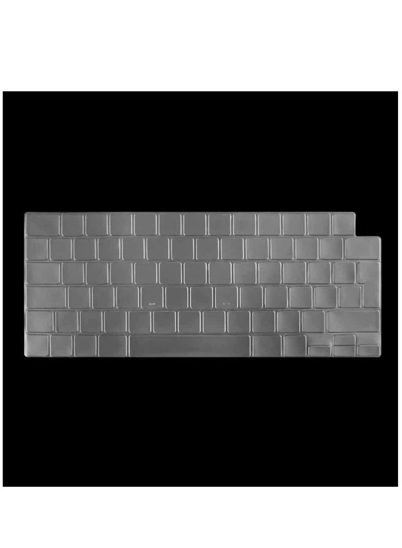 Clear Keyboard Cover Skin for MacBook Air 13.6 in M2 Chip A2681&2023-2021 MacBook Pro 14.2 in/16.2 in M2 M1 Pro/Max A2779/A2442/A2780/A2485 Ultra Thin Silicone Protector/EU Layout - Image 4