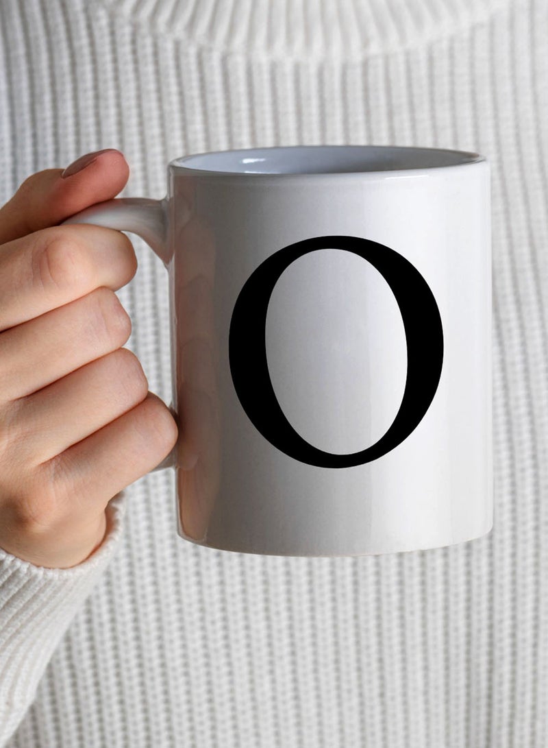 لوحة كوب سيراميك  أونصة بتصميم حرف  على الجانبين - Image 4