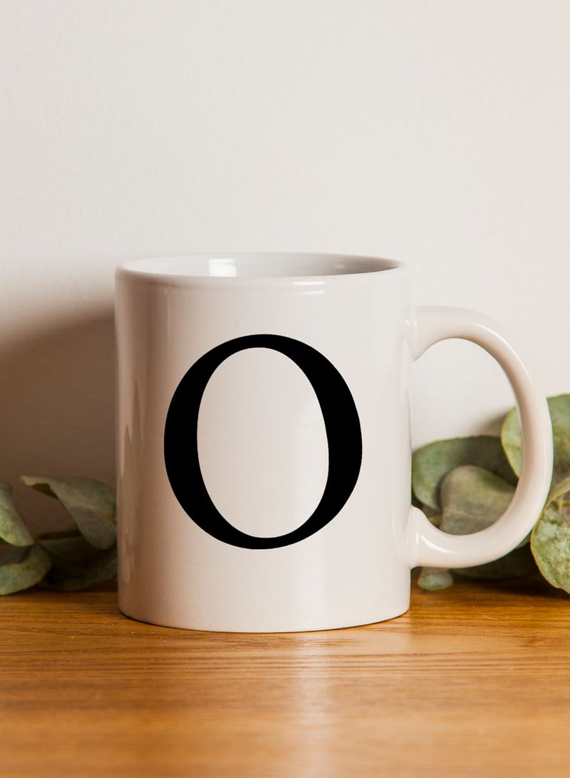 لوحة كوب سيراميك  أونصة بتصميم حرف  على الجانبين - Image 3