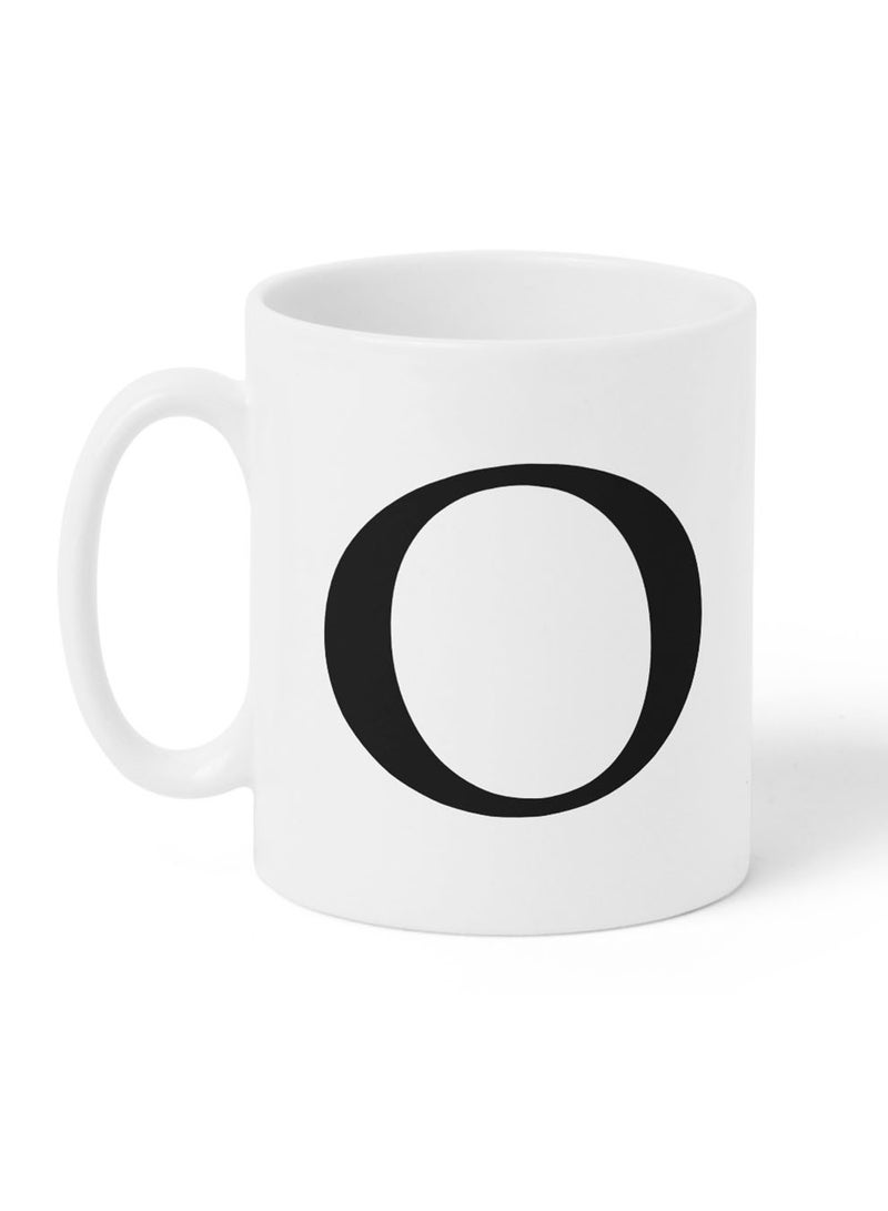 لوحة كوب سيراميك  أونصة بتصميم حرف  على الجانبين - Image 1