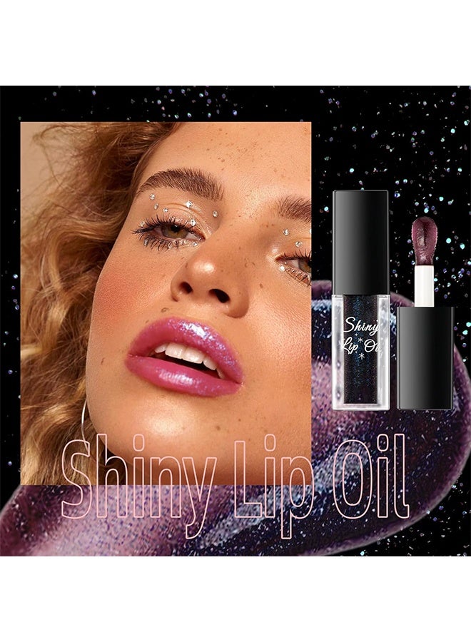 كيو آي بست زيت الشفاه اللامع - زيت الشفاه لتغيير اللون الأسود ، ملمع الشفاه الملون السحري اللامع ، زيت الشفاه المغذي طويل الأمد ، مرطب الشفاه غير اللزج للعناية بالشفاه والشفاه الجافة - Image 2