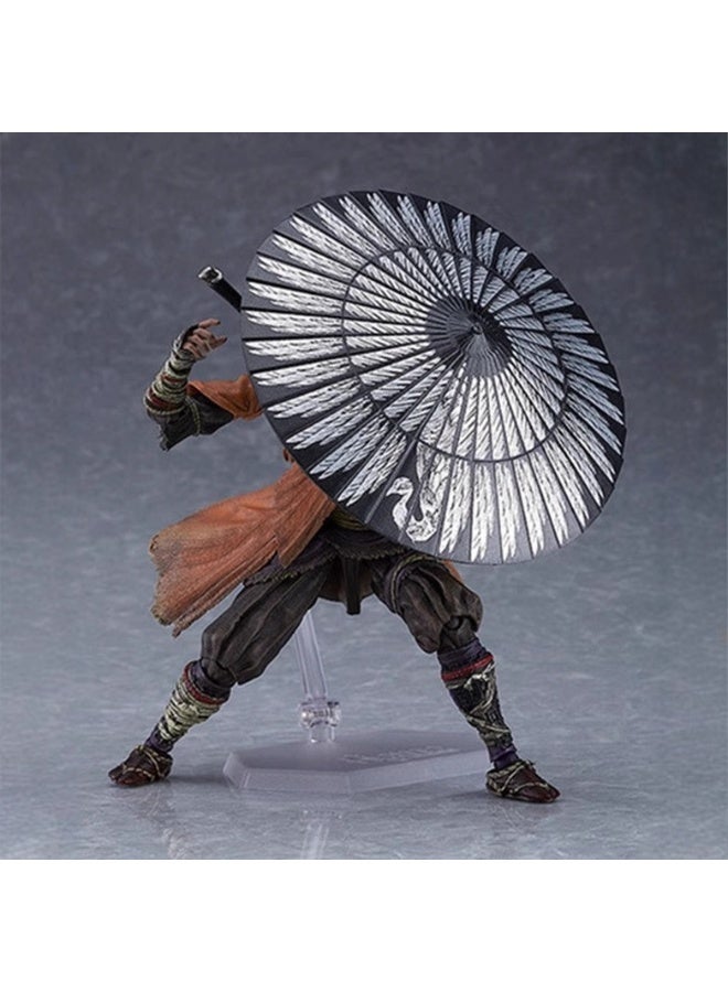 عام سيكيرو: الظلال يموت مرتين طبعة فاخرة سيكيرو المنقولة دمية نموذج الديكور سطح المكتب الديكور لعبة هدية للعائلة والأصدقاء - Image 2