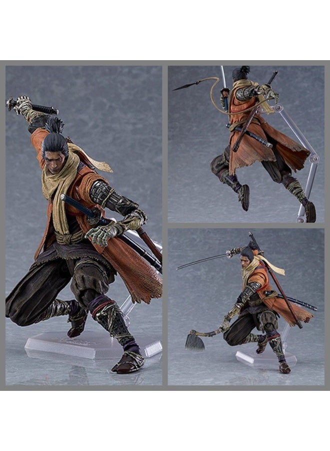 عام سيكيرو: الظلال يموت مرتين طبعة فاخرة سيكيرو المنقولة دمية نموذج الديكور سطح المكتب الديكور لعبة هدية للعائلة والأصدقاء - Image 4