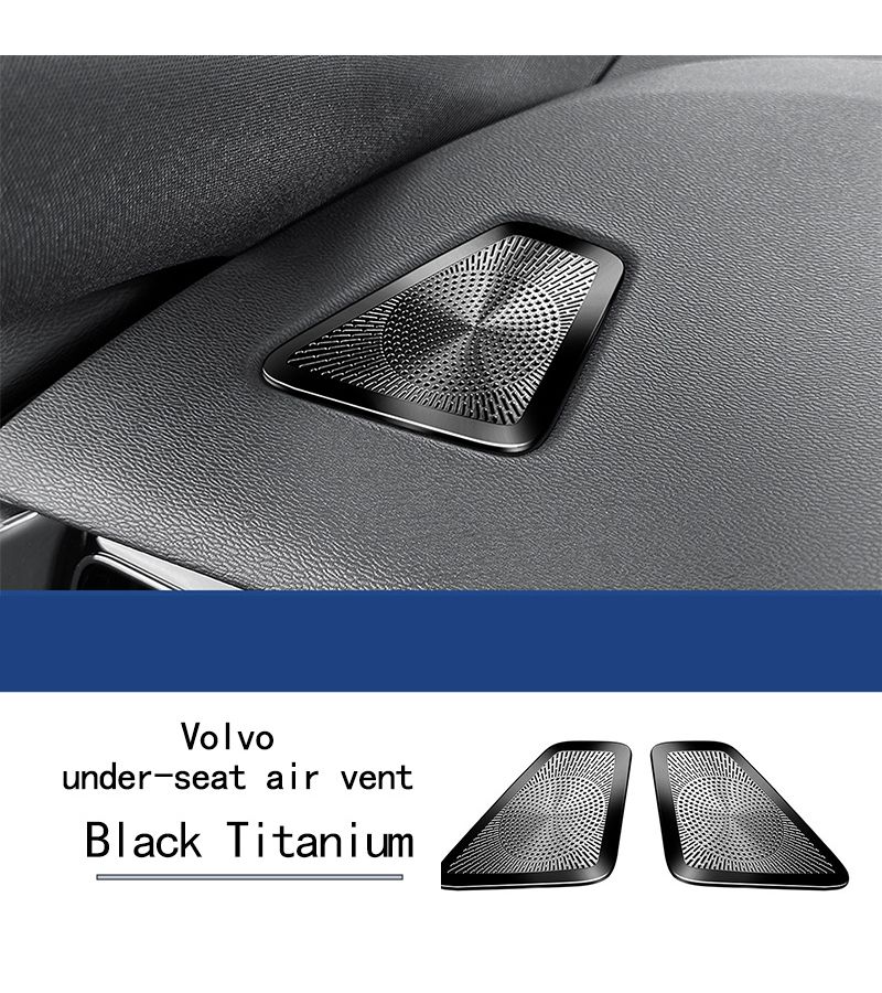 Silvery Titanium Car Air Vent Cover Stainless Steel Protector Dust Cover For Volvo Xc60 S60 V60 - Image 5