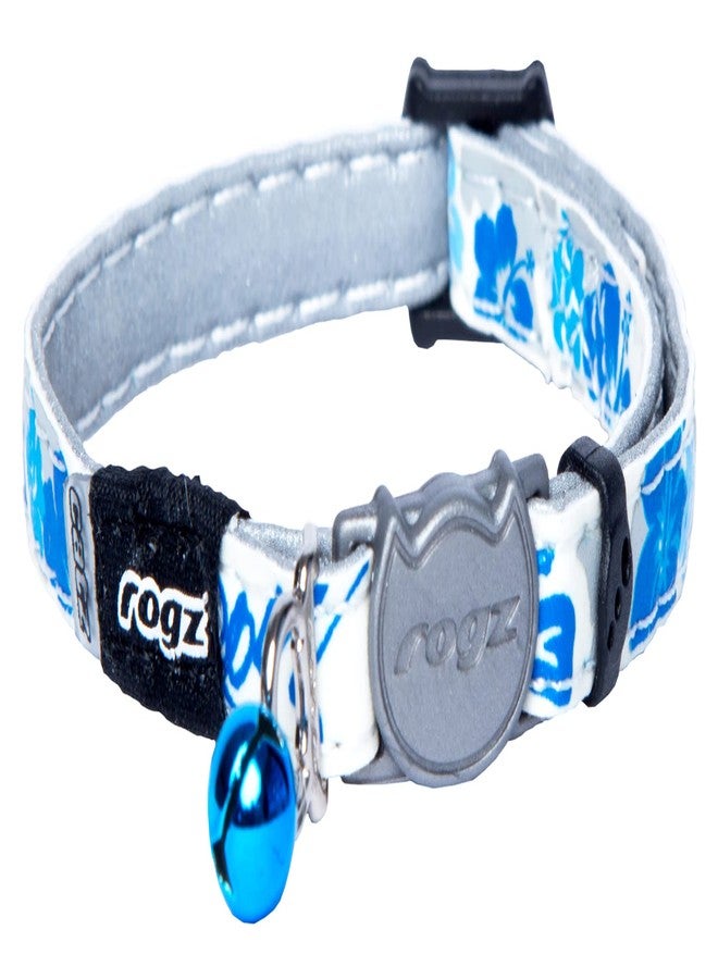 Rogz Glowcat Cat Collar with Safety Buckle Kitten/x-Small - Blue - Image 1