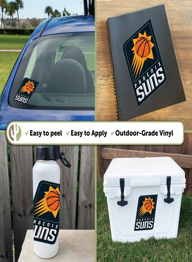 Desert Cactus Phoenix Suns NBA USA National Basketball Officially Licensed Sticker Vinyl Decal Laptop Water Bottle Car Scrapbook (IND 2) - Image 2
