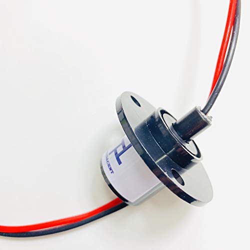 Taidacent 2 Wires 15A 20A 30A 40A 60A Slip Ring Collector Ring Rotary Electrical Contact (15A) - Image 3