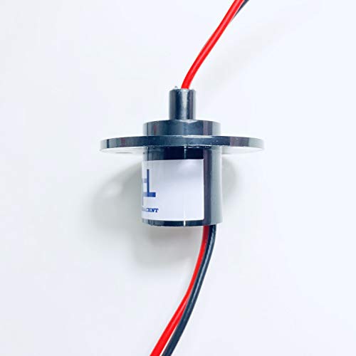 Taidacent 2 Wires 15A 20A 30A 40A 60A Slip Ring Collector Ring Rotary Electrical Contact (15A) - Image 1