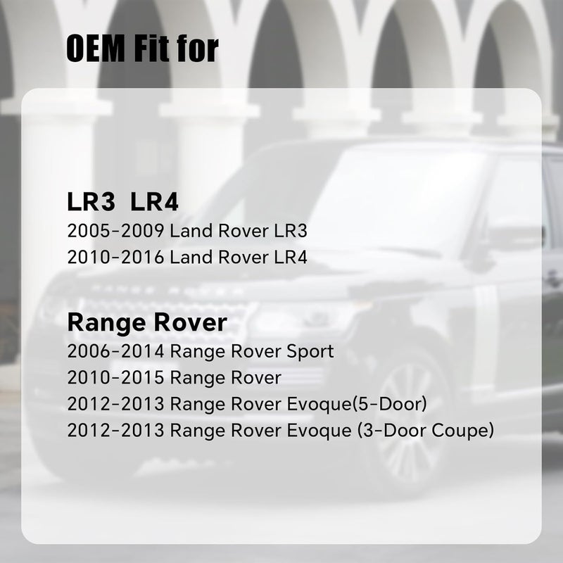 Manymiba غطاء خزان الوقود، OEM LR008077، مناسب لسيارات لاند روفر LR3 وLR4، رينج روفر سبورت إيفوك، جاجوار XF وXFR-S وXJ8 وXJR وX-Type وS-Type Super، مازدا 3 و5، فولفو C30 وC70 وS40 وV50، فورد ترانزيت كونيكت. - Image 2