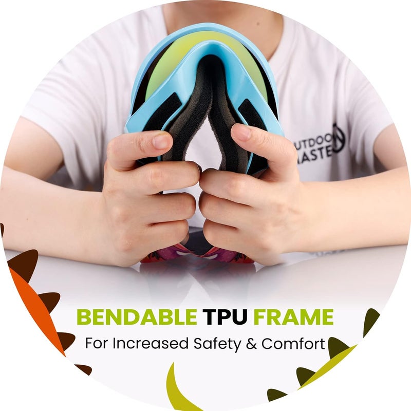 OutdoorMaster Kids Ski Goggles - Helmet Compatible Snow Goggles for Boys & Girls with 100% UV Protection - Image 5