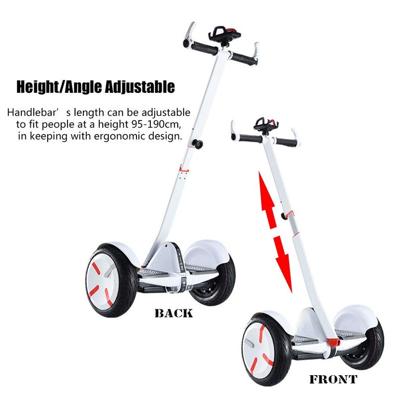 ToLanbbt Handlebar Extension Knee Bar for Segeay Ninebot Mini PRO with Phone Mount (White) - Image 2