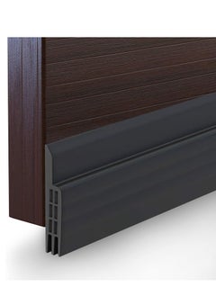 spa luxetique Door Draft Stopper Under Door Seal for Exterior/Interior Doors, Door Sweep Strip Under Door Draft Blocker, Soundproof Door Bottom Weather Stripping, 2 Inch W x 39 Inch L, Black  - Image 1