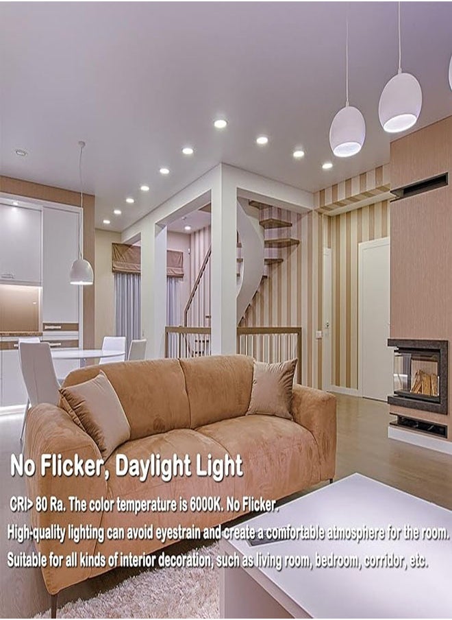 Bukela - مصباح LED G9 بقاعدة مزدوجة 5 وات، مصباح هالوجين بديل 40 وات 6000 كلفن، مصباح معلق G9 أبيض بقاعدة خالية من الوميض، إضاءة منزلية غير قابلة للتعتيم، (عبوة من 5 قطع) - Image 1