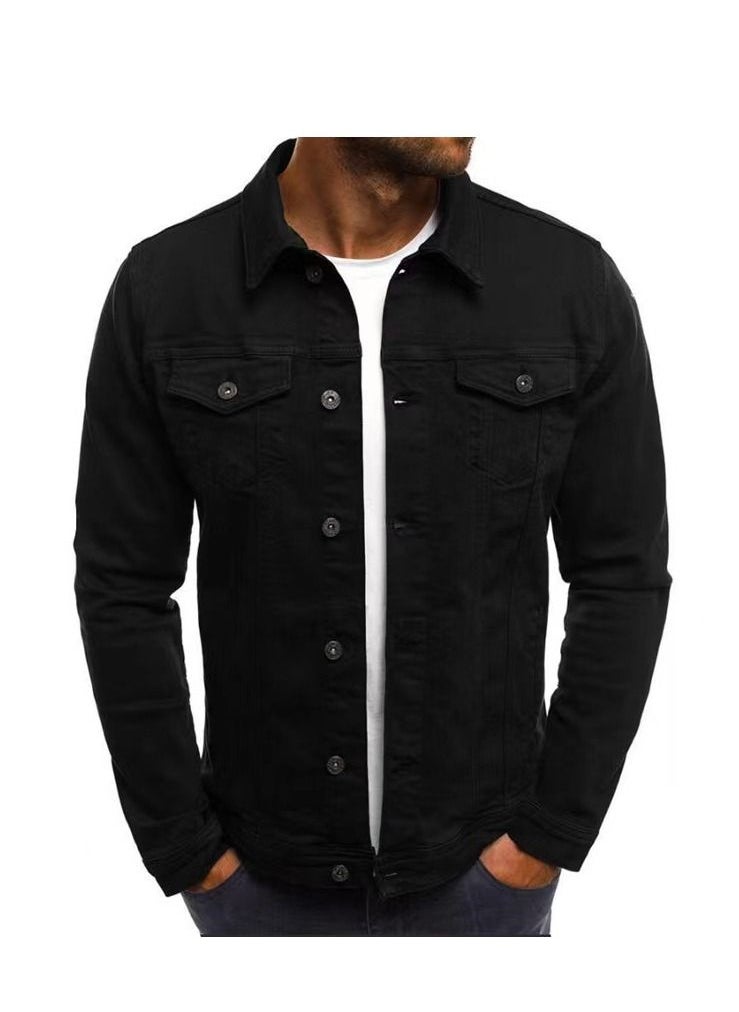 Generic Men's New Fashion Casual Denim Jacket  - Image 1