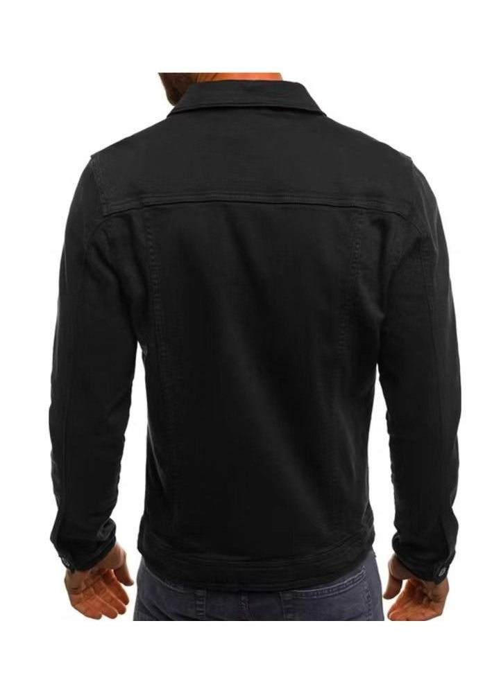Generic Men's New Fashion Casual Denim Jacket  - Image 2