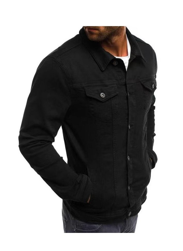 Generic Men's New Fashion Casual Denim Jacket  - Image 3