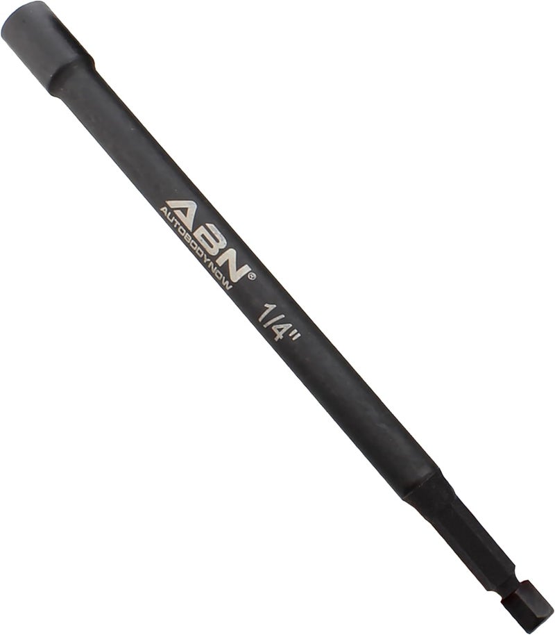 ABN 1/4 IN Impact Nut Driver Tool - SAE 6 IN Long Shank Nut Driver Bits Magnetic Tip Sockets, 1/4 IN Hex Shank - Image 1