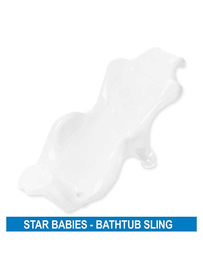 STAR BABiES Baby Bath Sling - White - Image 3