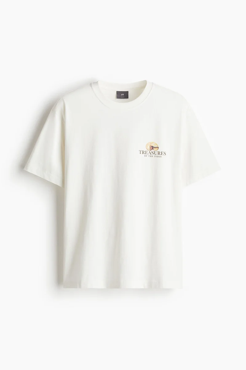 H&M Relaxed Fit Cotton T-shirt