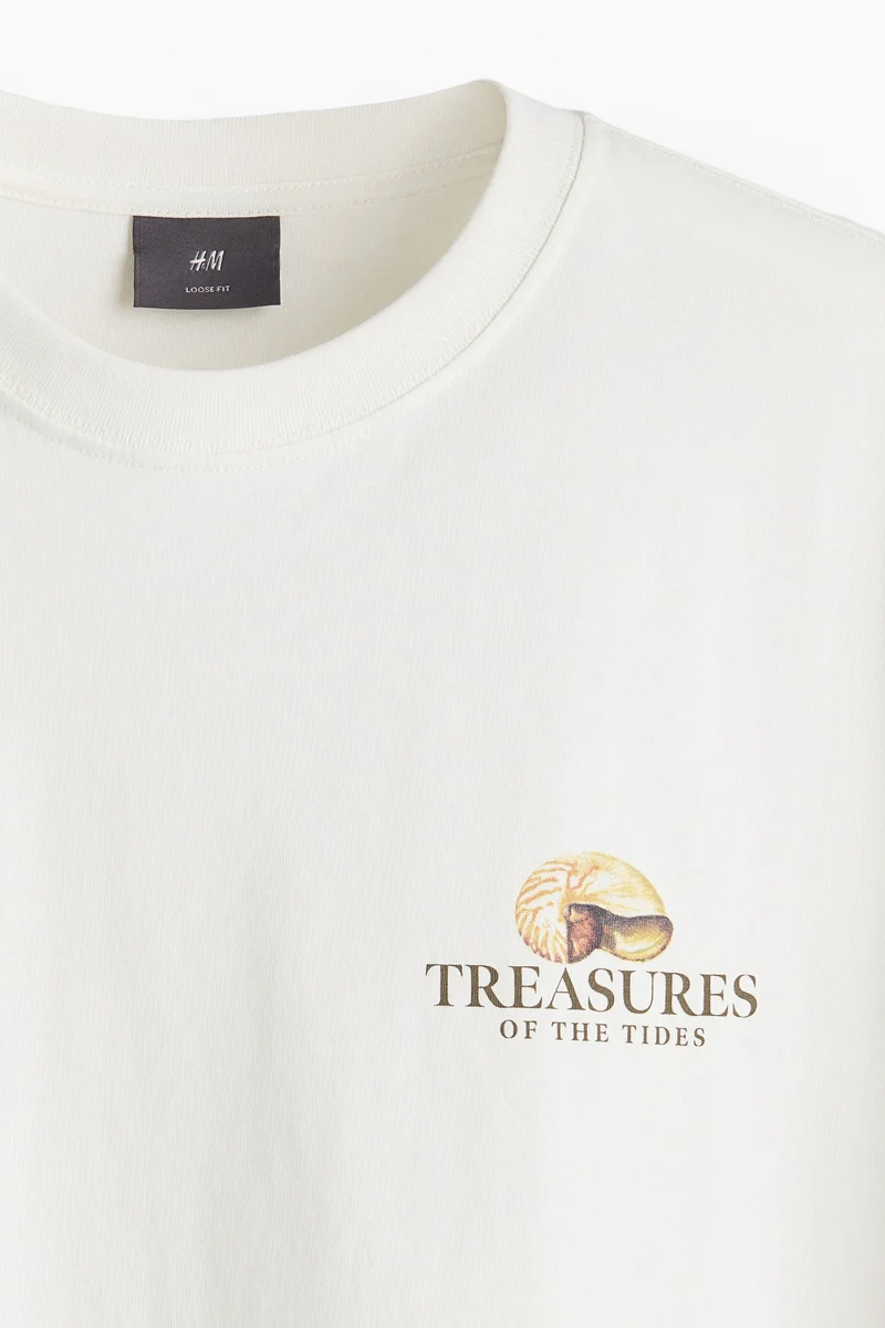 H&M Relaxed Fit Cotton T-shirt